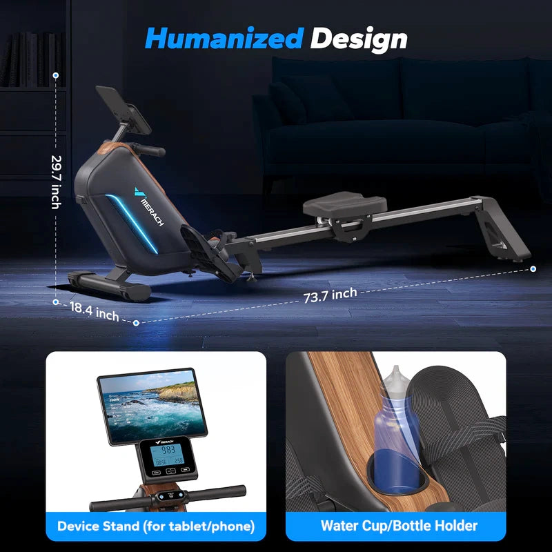 Merach R15 Pro Electromagnetic Resistance Rowing Machine