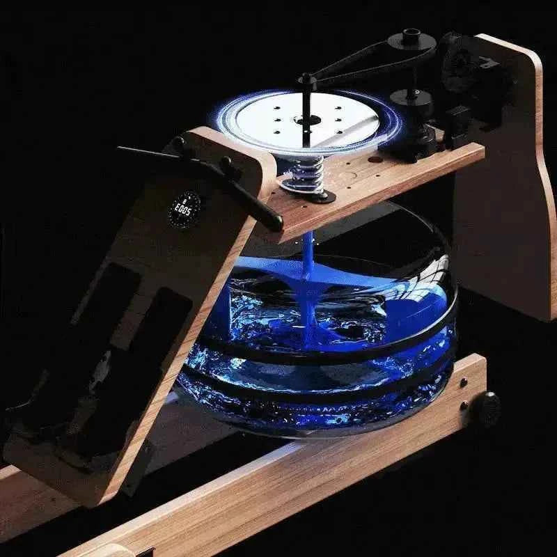 Merach 950r3z Dual Resistance Wood Rower