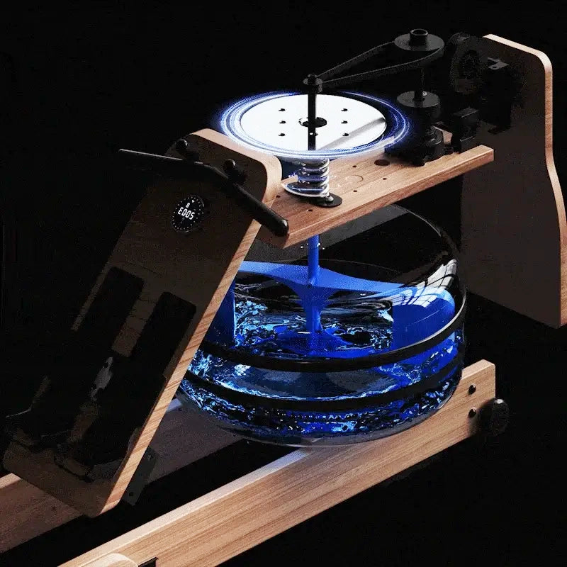 Merach 950 Dual-Resistance Wood Rowing Machine