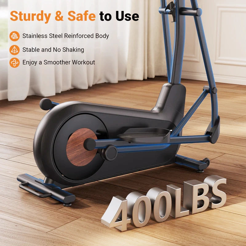 E27b1 Self-Powered Elliptical Machine with 470mm Stride