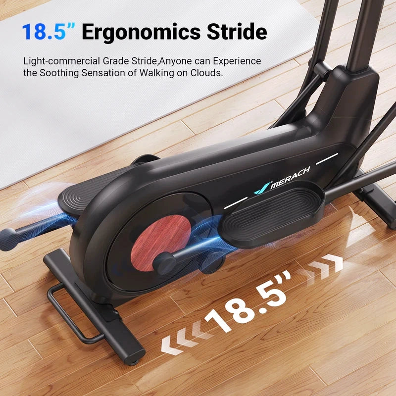 E27b3 Manual Resistance Elliptical Machine with 470mm Stride