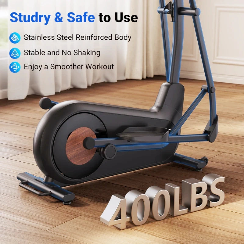 E27b3 Manual Resistance Elliptical Machine with 470mm Stride