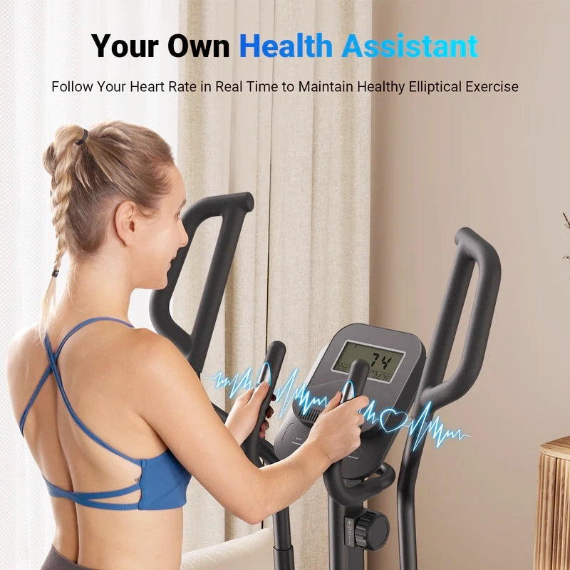 E27b3 Manual Resistance Elliptical Machine with 470mm Stride