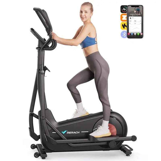 E27b3 Manual Resistance Elliptical Machine with 470mm Stride