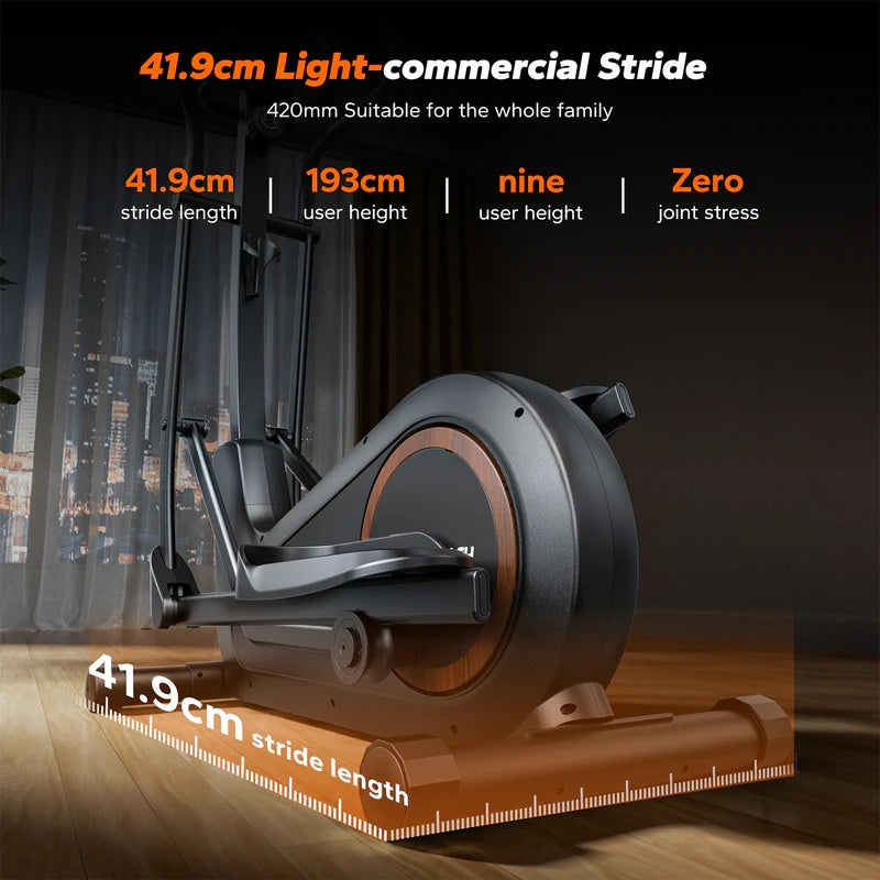 New Arrival Merach E33B4 Elliptical with multi Resistance Levels for Home Exercise - Merach US