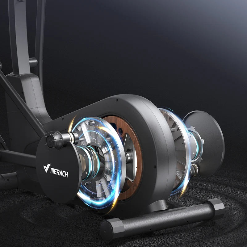 New Arrival Merach E33B4 Elliptical with multi Resistance Levels for Home Exercise - Merach US