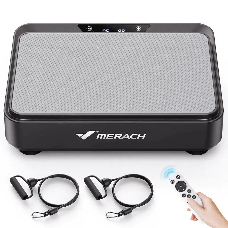 MR-2441B Mini Whole Body Vibration Plate with tension ropes - Merach US