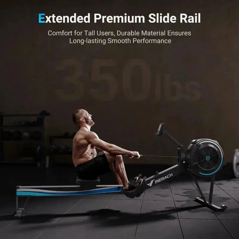 NovaRow R50 Air Resistance Rower For your Home Fitness - Merach US