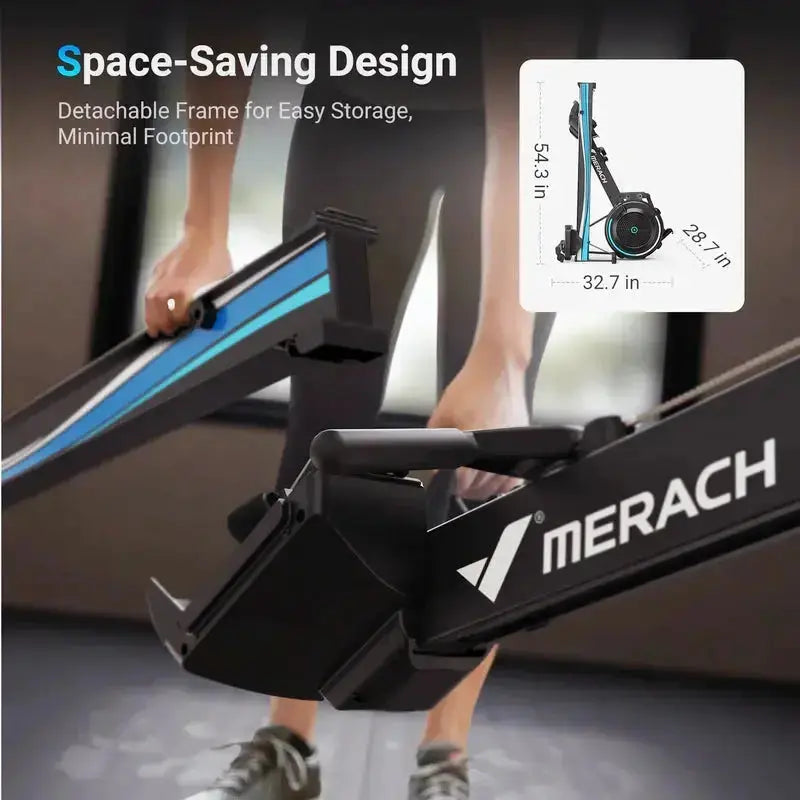 NovaRow R50 Air Resistance Rower For your Home Fitness - Merach US