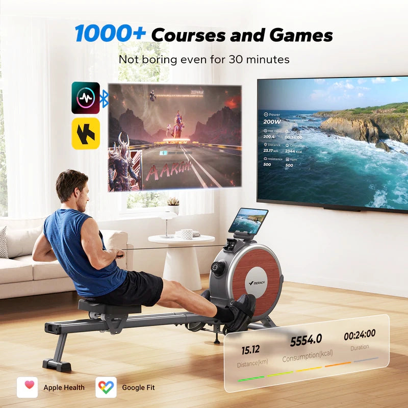Merach Q1S Rower Manual-Resistance Rowing machine