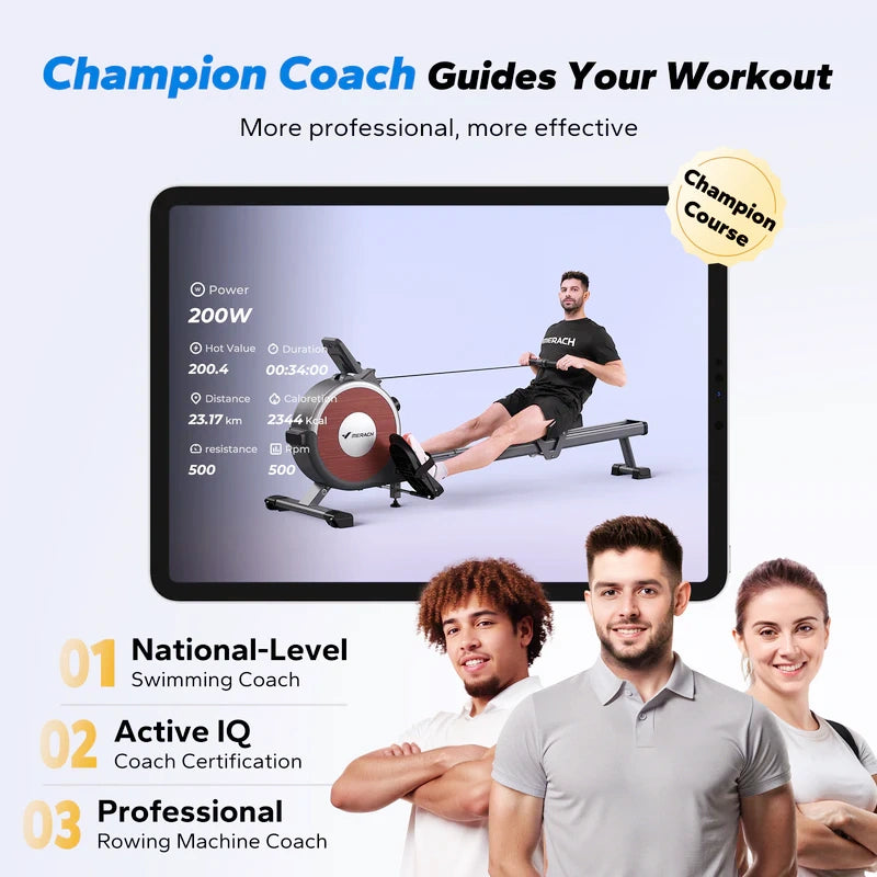 Merach Q1S Rower Manual-Resistance Rowing machine