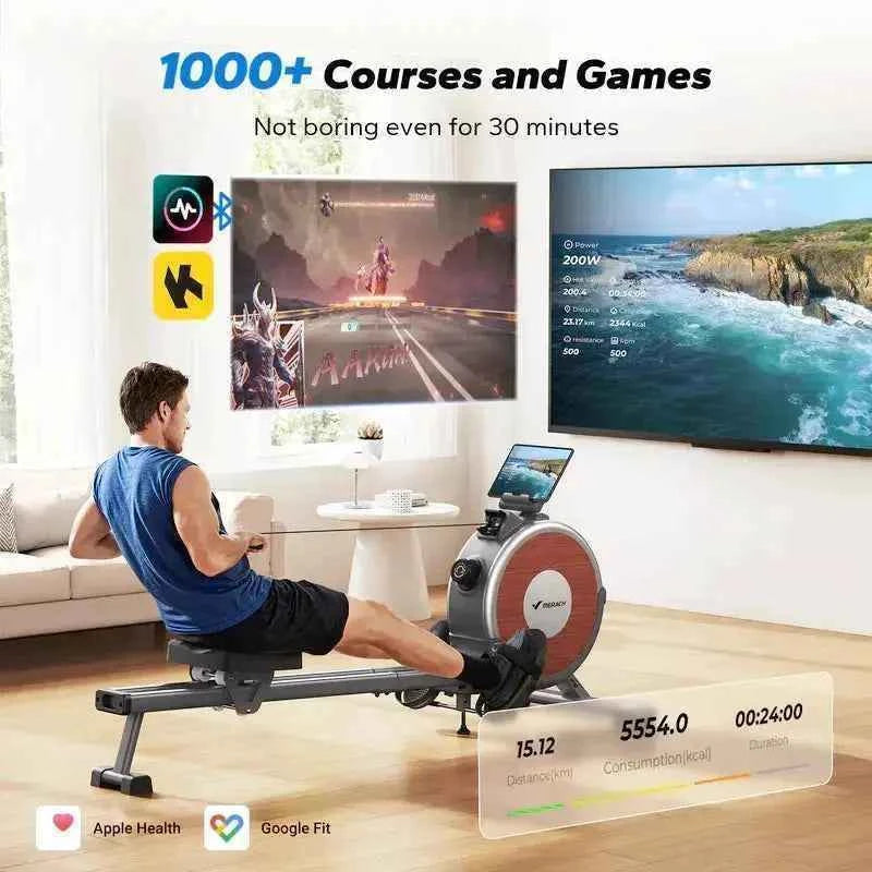 Q1S Manual Resistance Rower – Essential Home Gym Equipment for Full-Body Workouts