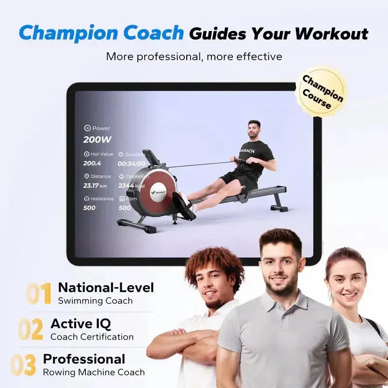 Q1S-Manual Resistance Rower Your Home Gym Equipment - Merach US