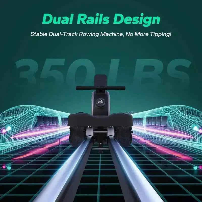 Auto Magnetic Rowing Machine Q1S Pro 2.0 - Self-Powered Efficient Home Rower