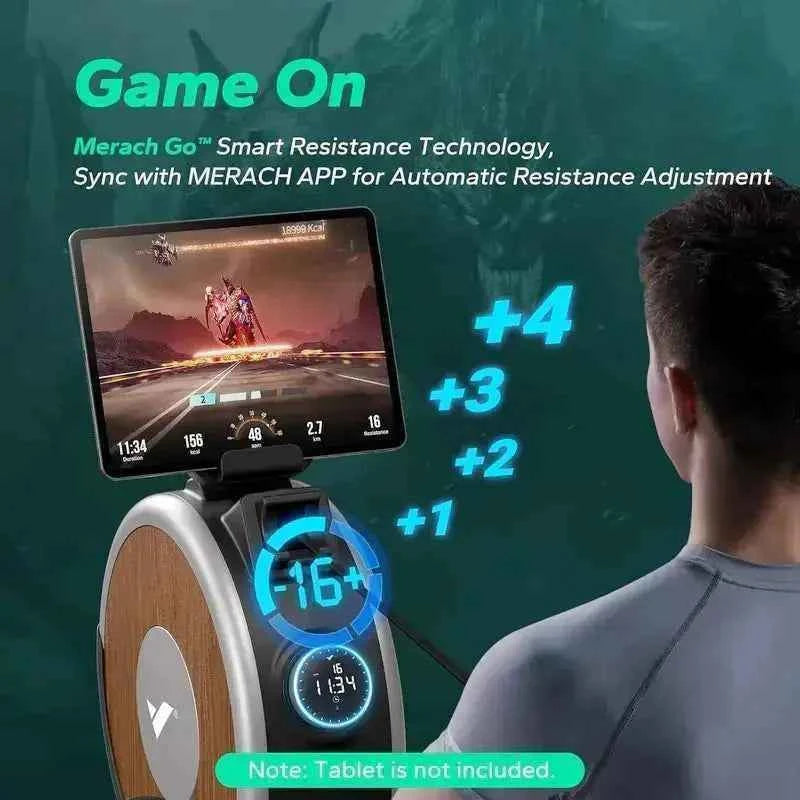 Auto Magnetic Rowing Machine Q1S Pro 2.0 - Self-Powered Efficient Home Rower