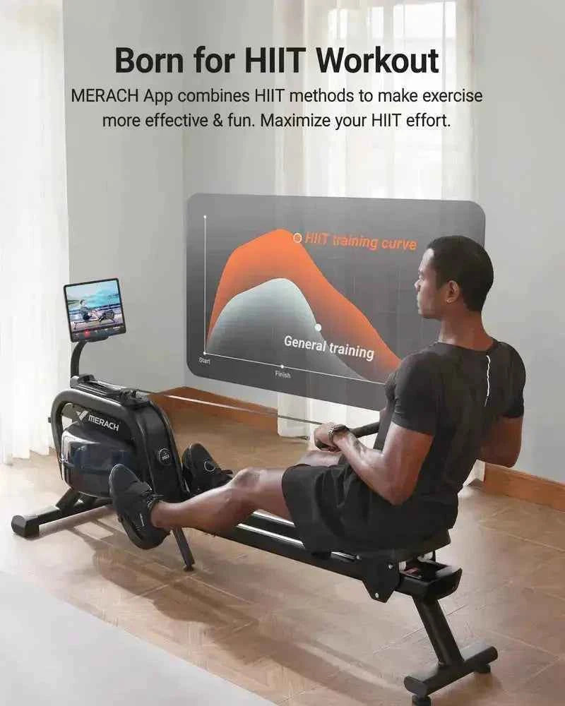 Water+Magnetic Rower R06 Home Workout Equipment