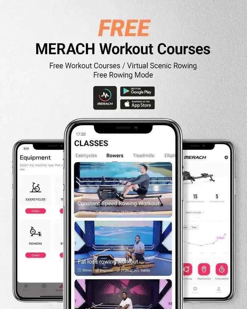 Water+Magnetic Rower R06 Home Workout Equipment