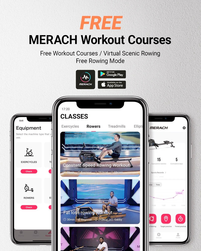 Merach R06 Water Magnetic Rower High-quality Water rowing machine