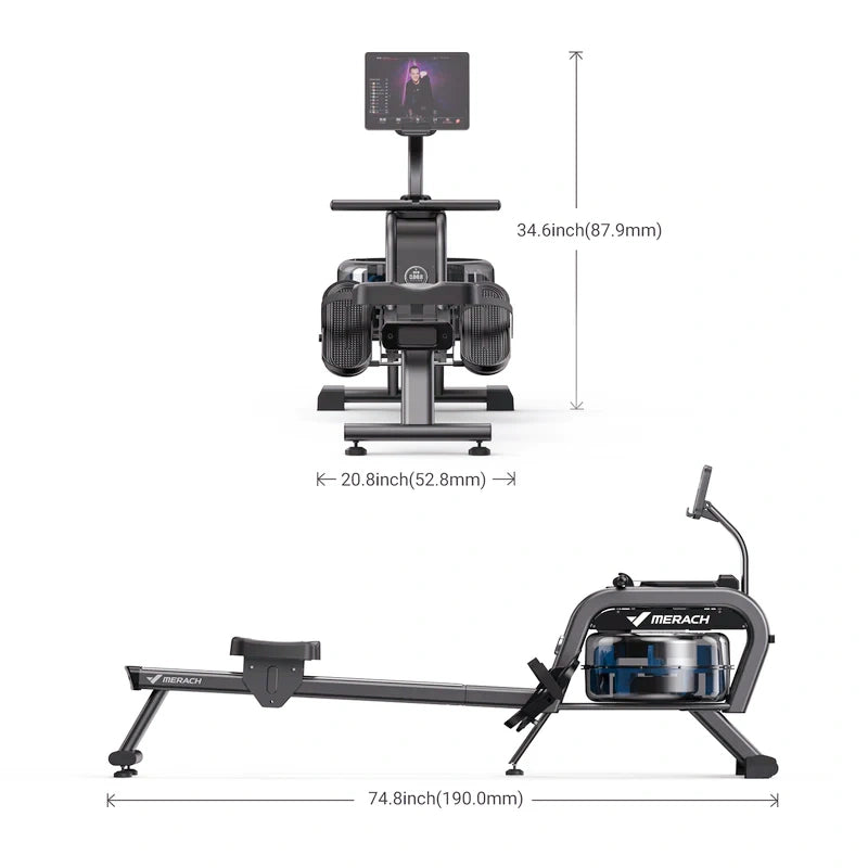 Merach R06 Water Magnetic Rower High-quality Water rowing machine