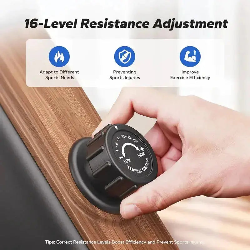 16-Level Magnetic Resistance Rowing Machine Indoor Fitness R15 Rower - Merach US