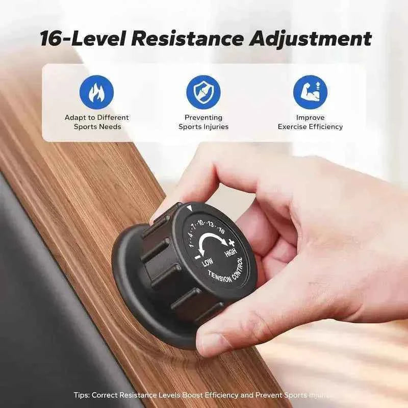 16-Level Magnetic Resistance Rower Indoor Fitness R15 Rower