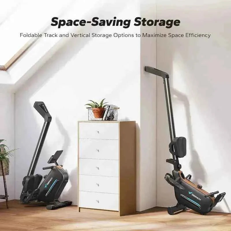 16-Level Magnetic Resistance Rower Indoor Fitness R15 Rower