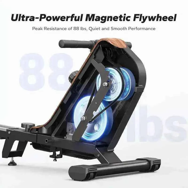 16-Level Magnetic Resistance Rower Indoor Fitness R15 Rower