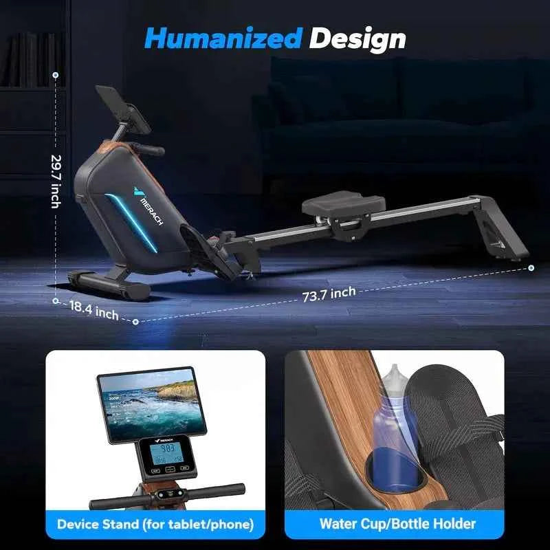 Merach R15 Pro Electromagnetic Rowing Machine Easy to Store