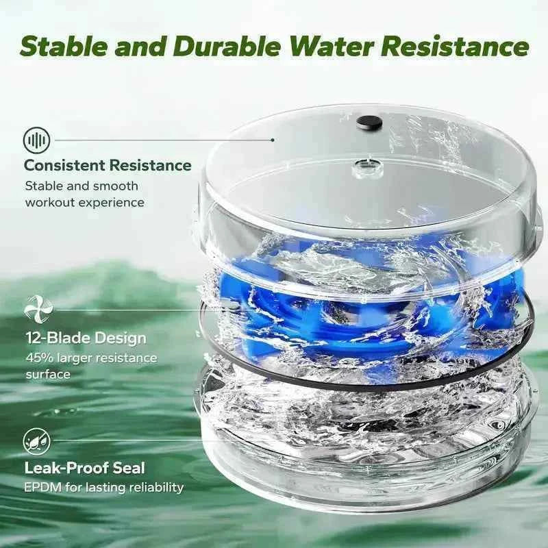 Oak Rower R23 Water Resistance Foldable Rowing Machine