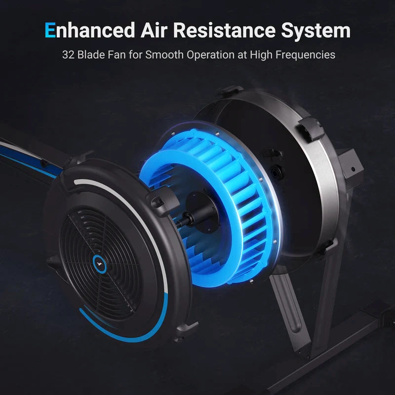 Merach NovaRow R50 Air Resistance Rower Best Rowing Machine for Home