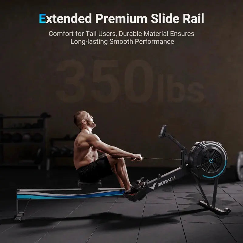Merach NovaRow R50 Air Resistance Rower Best Rowing Machine for Home Merach
