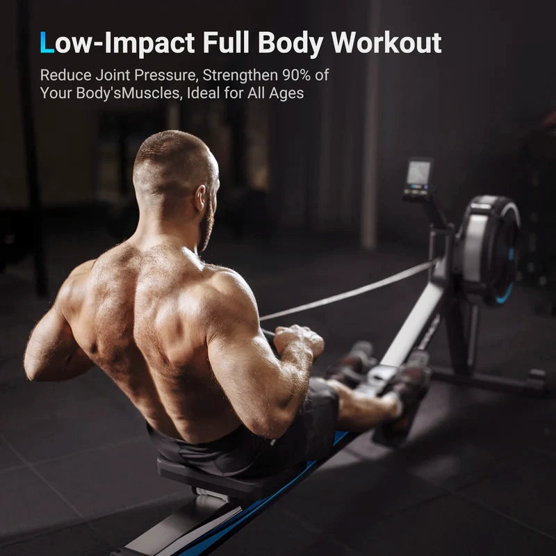 Merach NovaRow R50 Air Resistance Rower Best Rowing Machine for Home