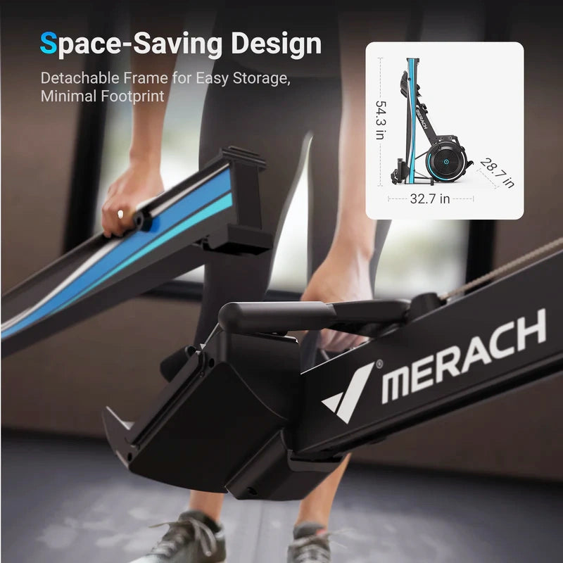 Merach NovaRow R50 Air Resistance Rower Best Rowing Machine for Home