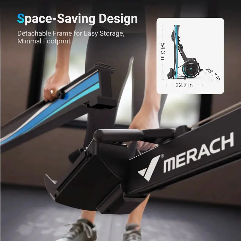 Merach NovaRow R50 Air Resistance Rower Best Rowing Machine for Home Merach