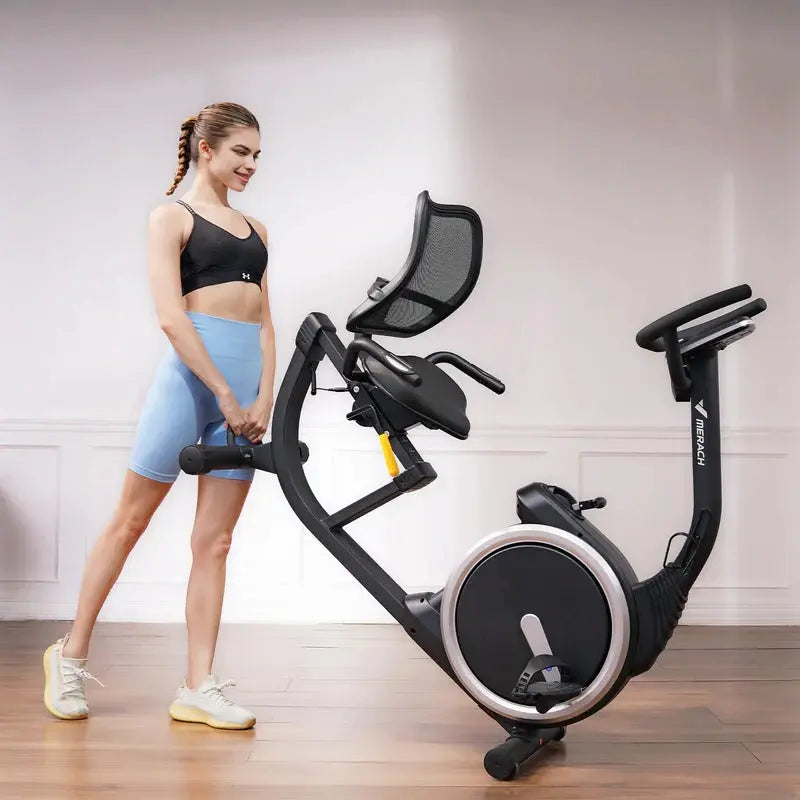 Merach S19 Recumbent Exercise Bike for Home Joint-Friendly Workouts Merach