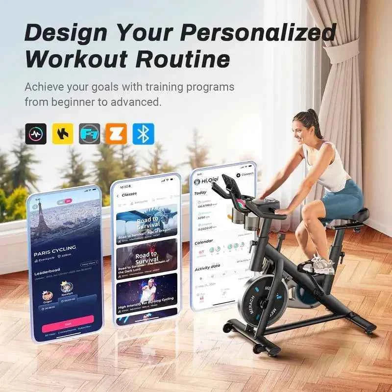 S26B1 Smart Cycling Spin Exercise Bike (with no screen)