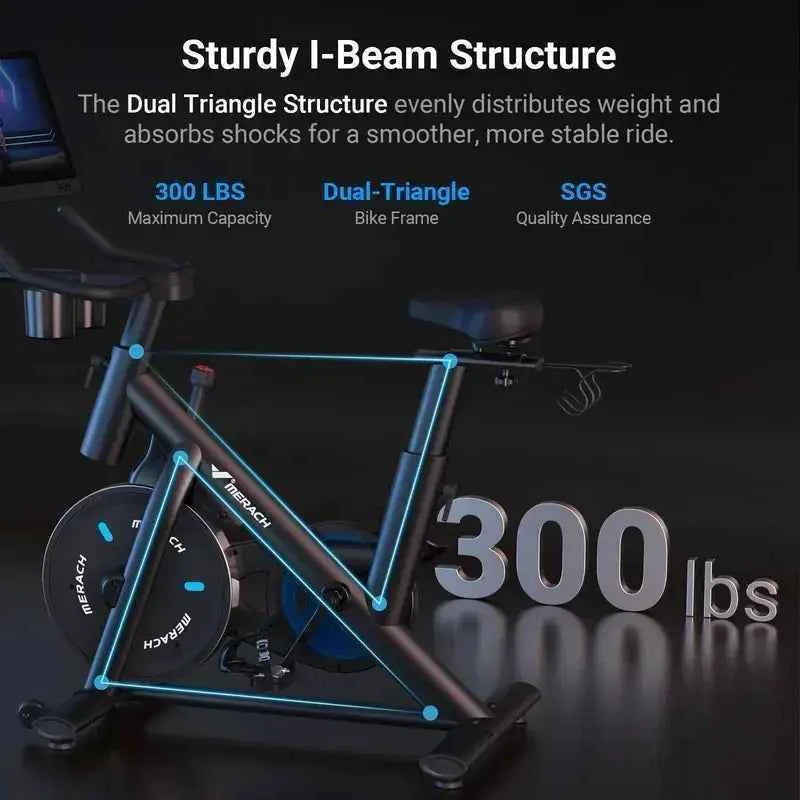 S26Pro Stationary Bike with HD Touchscreen