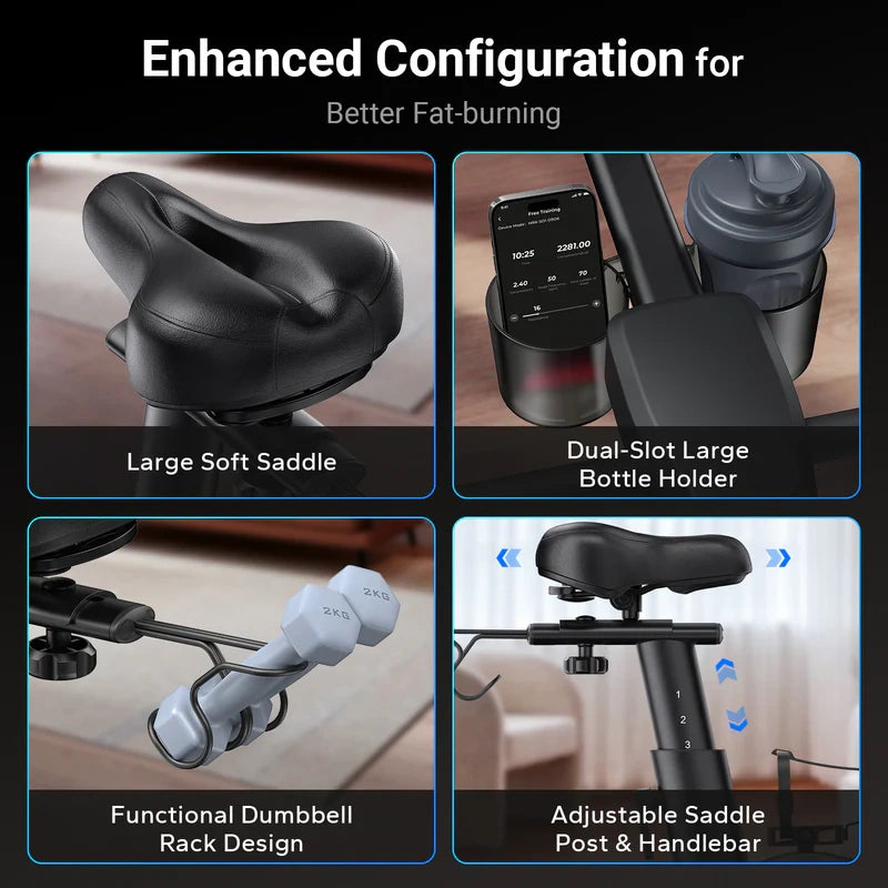 S26 Exercise Bike with HD Touchscreen