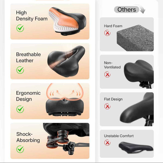 S36B2 Low Noise Stationary Spinning Bike for Home with Comfortable Seat Cushion