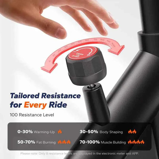 S36 Magnetic High Capacity Exercise Bike with 330lbs