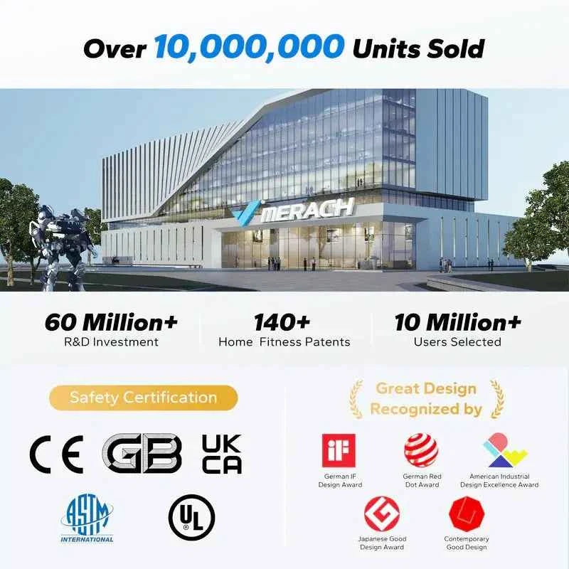 Merach R25 Affordable Magnetic Foldable Rowing Machine