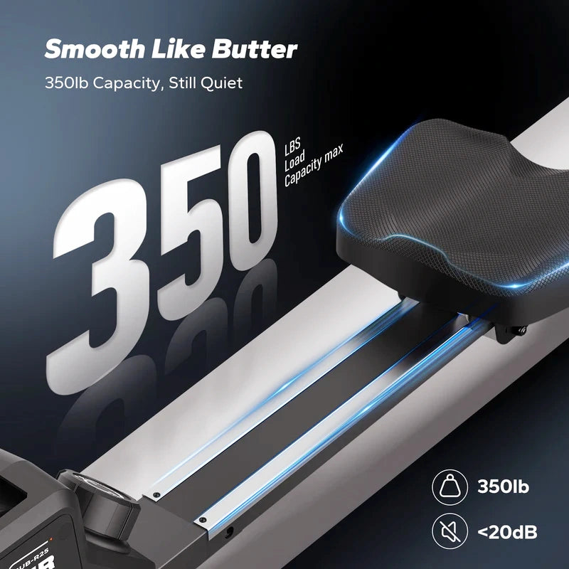 Meracg R25 Affordable Magnetic Foldable Rowing Machine