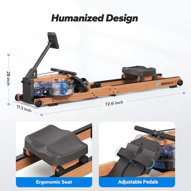 Merach R28 Water Resistance Pro Rowing Machine