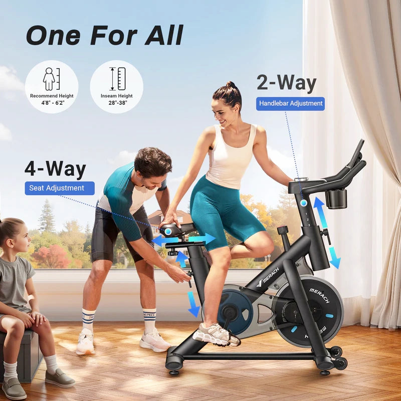 S26B1 Exercise Bike with 4-way Seat (with no screen)