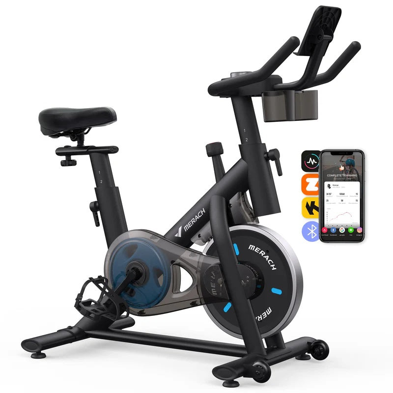 S26B1 Exercise Bike with 4-way Seat (with no screen) - Merach US