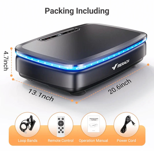 MR-2439b1  Vibration Plate with Bands and Cool Lights
