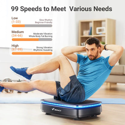 MR-2439b1  Vibration Plate with Bands and Cool Lights