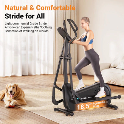 E27b1 Self-Powered Elliptical Machine with 470mm Stride