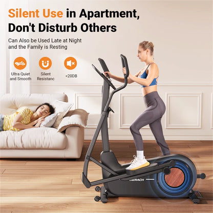 E27b1 Self-Powered Elliptical Machine with 470mm Stride