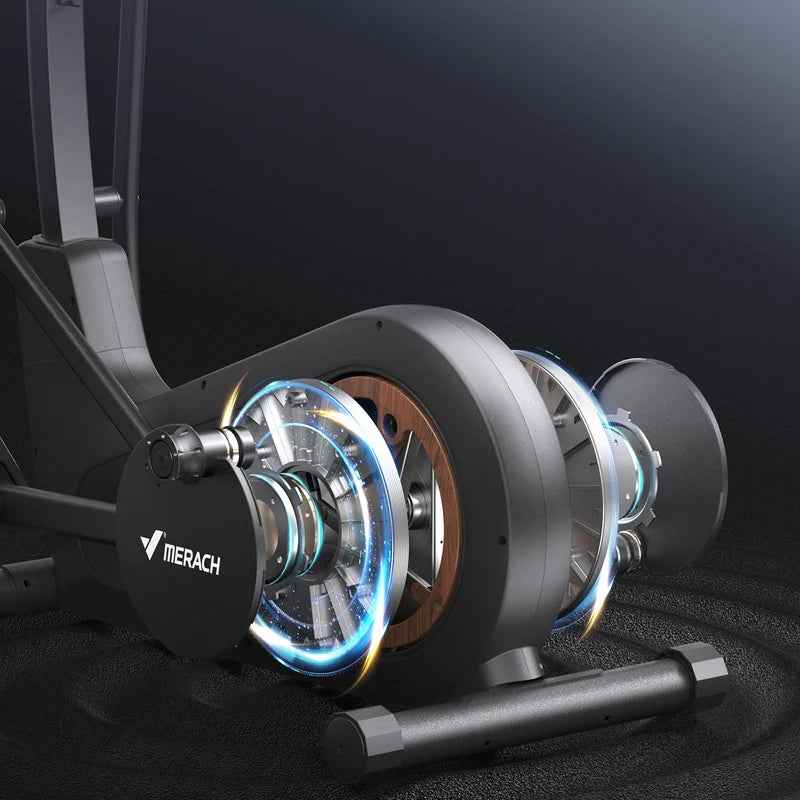 New Arrival Merach E33B4 Elliptical with multi Resistance Levels for Home Exercise - Merach US